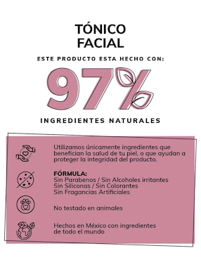 Tonico Facial con Agua de Rosas, Niacinamida y Colágeno Skin Care Facial Quotidien 350ml