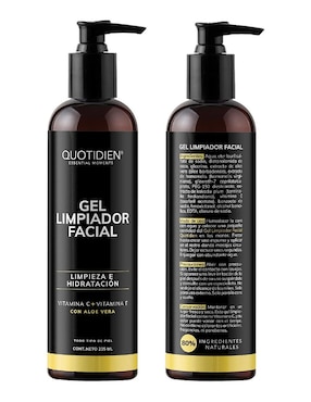 Gel Limpiador con Vitamina C + Aloe Vera Skin Care Facial Quotidien 235ml