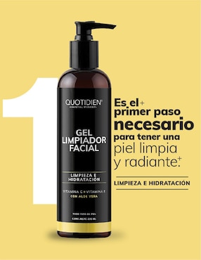 Gel Limpiador con Vitamina C + Aloe Vera Skin Care Facial Quotidien 235ml