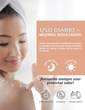 Crema para cuerpo recomendada para revitalizar día y noche Quotidien para todo tipo piel