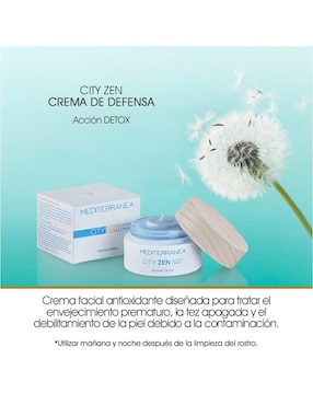 Crema facial recomendada para antioxidante de día y noche Mediterranea Cosmetics para todo tipo piel