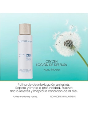Loción desintoxicante Mediterranea Cosmetics City zen 150 ml
