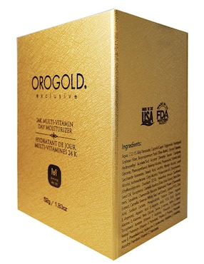 Crema facial recomendada para prevenir signos de la edad día Orogold 24 K Multi-Vitamin para todo tipo piel