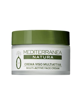 Crema De Rostro Multiactiva Orgánica Certificada Mediterranea Cosmetics Oliva 50 Ml