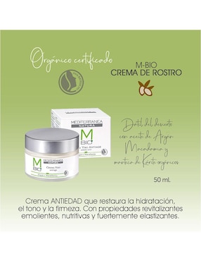 Crema facial recomendada para prevenir signos de la edad día y noche Mediterranea Cosmetics Cuidado De La Piel para piel sensible