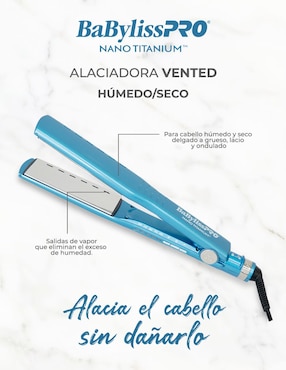Alaciadora Babyliss BNT4093TES placas de nano titanium