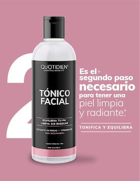 Kit Gel Limpiador + Tonico Facial con Vitamina C y Colágeno Skin Care Facial Quotidien