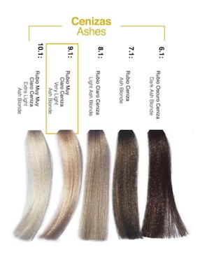 Tinte para cabello Hair Solution Gold Alternative Care tono 10.0 rubio extra claro