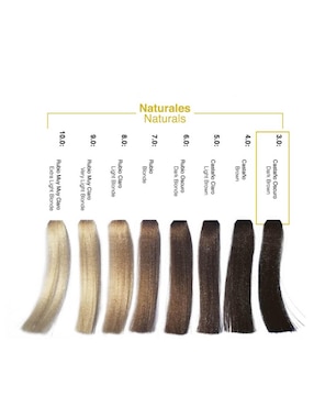 Tinte para cabello Hair Solution Gold Alternative Care tono 3.0 castaño obscuro profundo