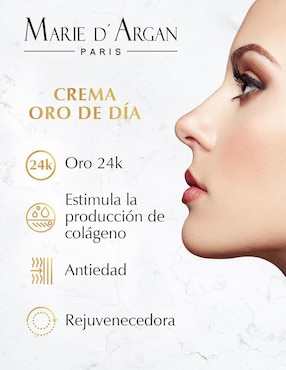 Set de crema facial recomendada para prevenir signos de la edad de día y noche Marie D' Argan para todo tipo piel