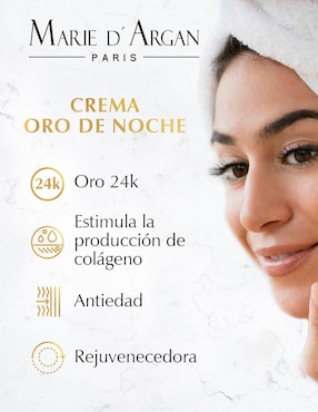 Set de crema facial recomendada para prevenir signos de la edad de día y noche Marie D' Argan para todo tipo piel