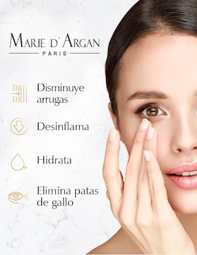 Sérum revitalizante para ojos Iluminador y Lifting Marie D' Argan todo tipo piel