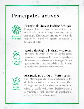 Crema facial recomendada para reafirmar día y noche Marie D' Argan Línea Orgánica para piel seca