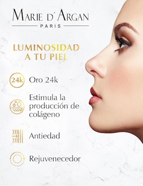 Crema facial recomendada para prevenir signos de la edad de noche Marie D' Argan para todo tipo piel