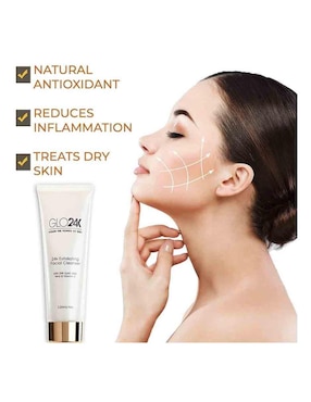 Tratamiento para rostro Glo24K Limpiador Facial Exfoliante Glo24K exfoliante