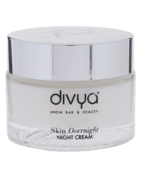 Crema facial recomendada para prevenir signos de la edad de noche Divya para todo tipo piel