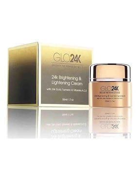 Crema Aclarante Y Aclaradora Con Oro De 24k GLO24K 50 Ml