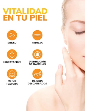 Kit Gel Contorno de Ojos + Serum Vitamina C y Acido Hialuronico Skin Care Suero Facial Quotidien