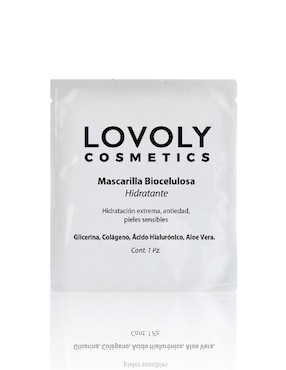 Mascarilla Facial Biocelulosa Lovoly Cosmetics Hidratante