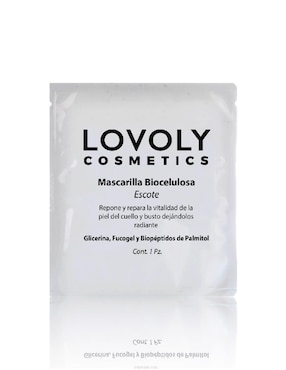 Mascarilla Facial Biocelulosa Lovoly Cosmetics Escote