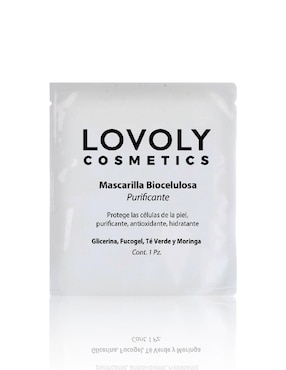 Mascarilla Facial Biocelulosa Lovoly Cosmetics Purificante