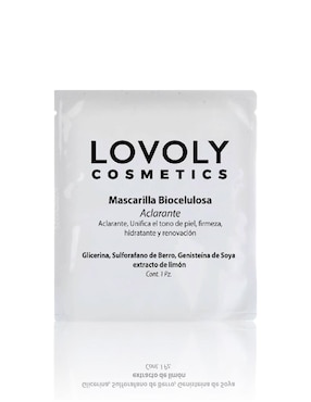 Mascarilla Facial Biocelulosa Lovoly Cosmetics Aclarante