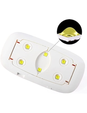 Lampara secadora de uñas Navy Pier Sun Mini UV LED portátil