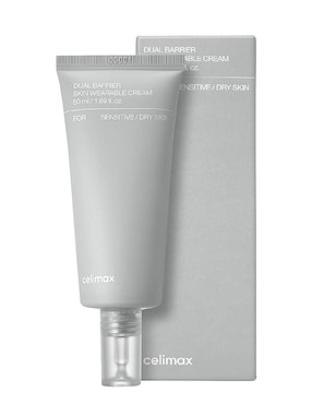 Crema facial recomendada para prevenir signos de la edad día y noche Celimax para piel seca y sensible