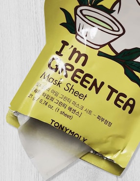 Mascarilla Skin Purifying I'M Green Tea para hidratar Tony Moly