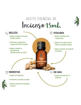 Aceite esencial Oleum Vitae de especies 15 ml