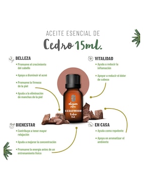 Aceite esencial Oleum Vitae de amaderado 15 ml
