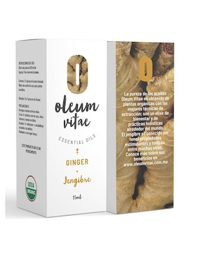 Aceite esencial Oleum Vitae de jengibre 15 ml