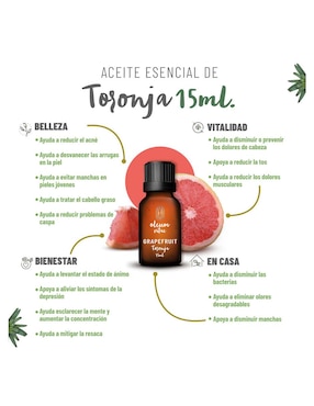 Aceite esencial Oleum Vitae de fresco 15 ml
