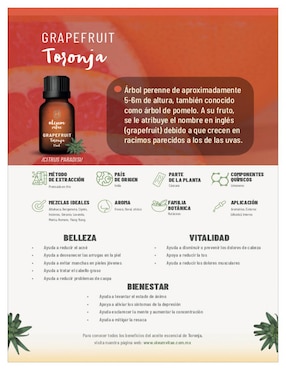 Aceite esencial Oleum Vitae de fresco 15 ml