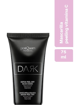Mascarilla facial perla negra con vitamina C super antioxidante Postquam Black Detox 75 ml