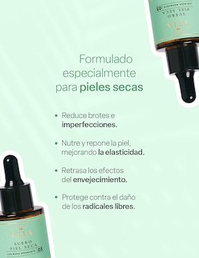 Sérum hidratante facial Teia de piel seca