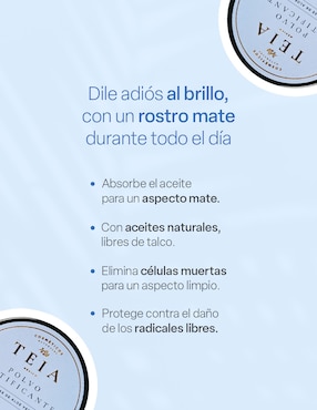 Polvo traslúcido Teia
