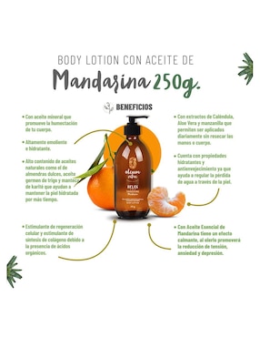 Body lotion Oleum Vitae Tangerine unisex