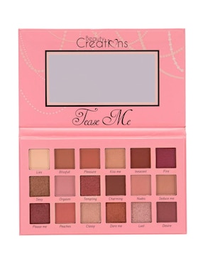 Sombra para ojos Beauty Creations Tease Me 18 tonos