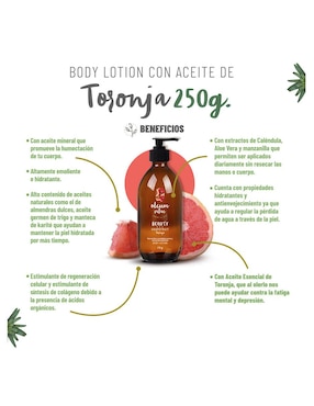 Body lotion Oleum Vitae Grapefruit unisex