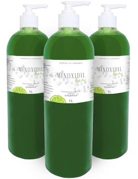 Shampoo anticaída para cabello Unisex de Bergamota con Minoxidil 5% Minoxidilber Natural