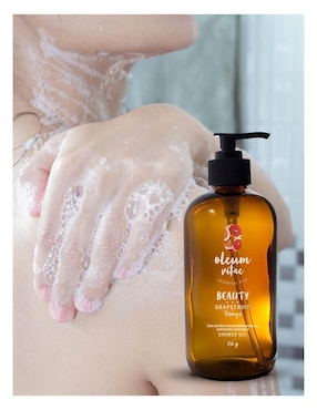 Gel de ducha hidratante con aceite esencial de toronja Oleum Vitae para piel mixta