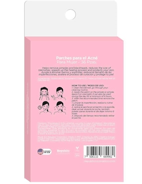 Parches para acné pimple Republic Cosmetics
