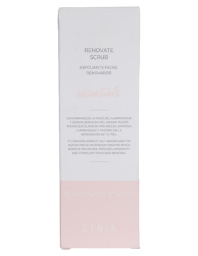 Exfoliante facial Renovate Scrub Etnia Essentials para piel todo tipo piel