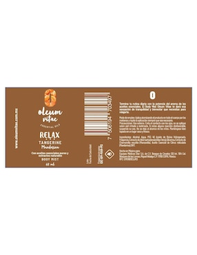 Fragancia corporal Oleum Vitae 60 ml