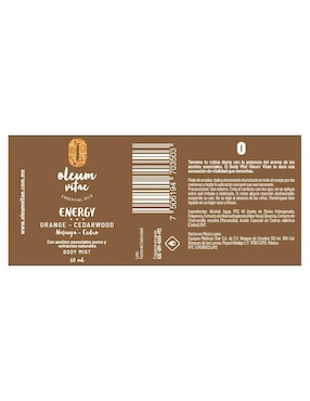 Body mist Oleum Vitae Jasmine-Litsea unisex