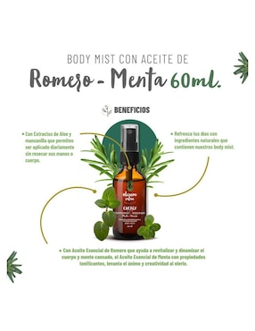 Body mist Oleum Vitae Peppermint-Rosemary unisex