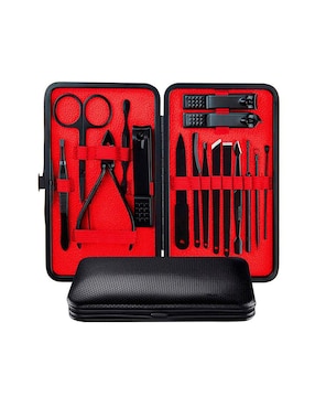 Kit manicure, pedicure y facial 16 en 1 Gadgets VS + estuche
