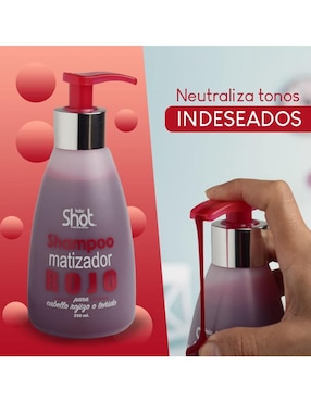 Shampoo para cabello Rojo Kj Kolor Shot