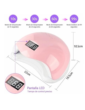 Lámpara de uñas Sanelec